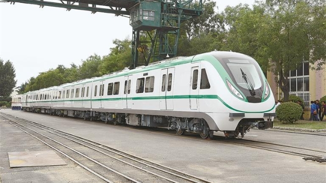 Dalian version of Nigeria Abuja diesel multiple units put into operation