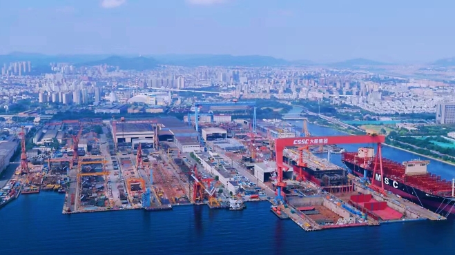 11月3日，船舶科技产业园落成