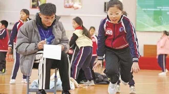 我市开展《国家体育锻炼标准》达标测验活动