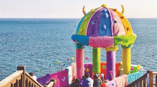 “多巴胺”＋蓝海 金石滩地质公园“萌萌哒”