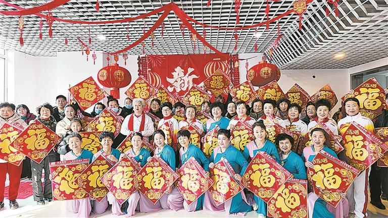 邻里联欢迎新春